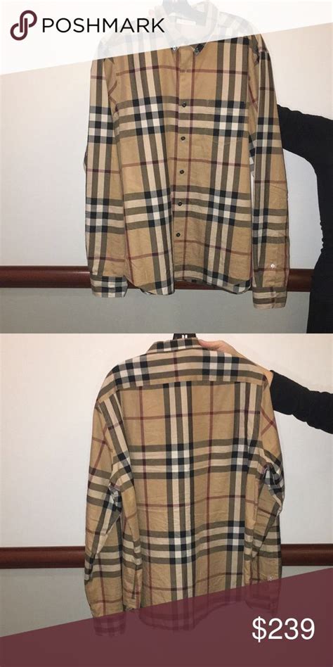 burberry shirt pattern|burberry button down shirt.